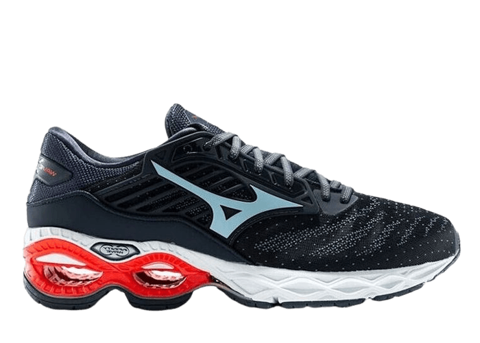 Mizuno Wave Creation Black Blue/Red