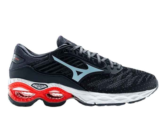 Mizuno Wave Creation Black Blue/Red