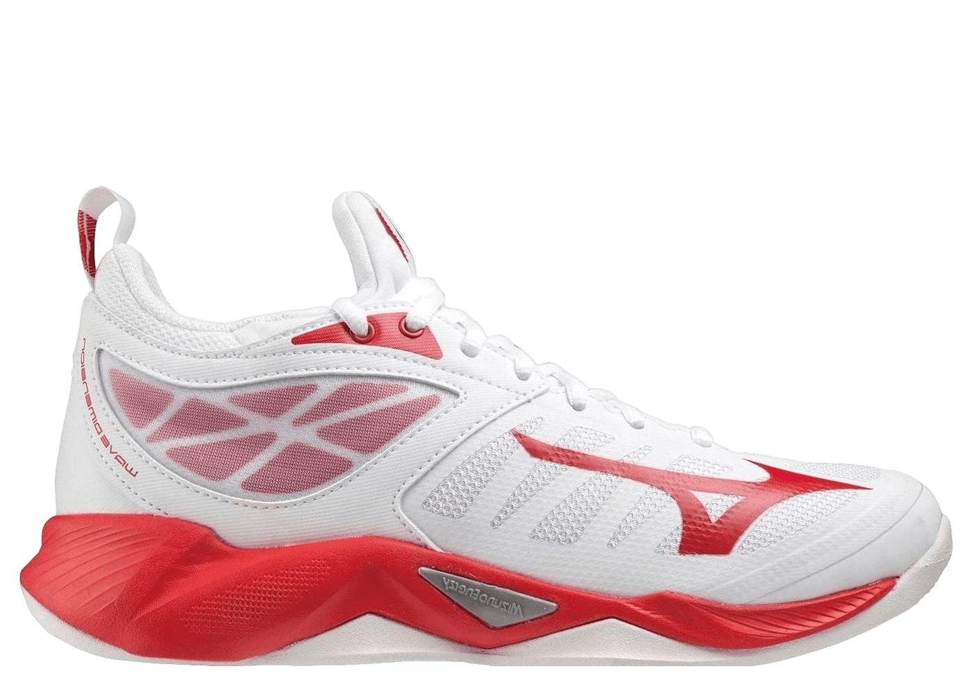 Mizuno Wave Dimension White Red