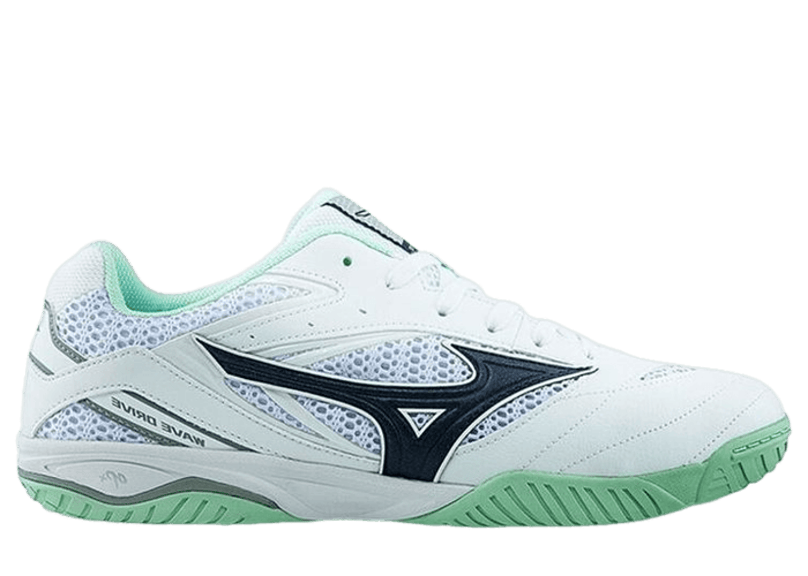 Mizuno Wave Drive 8 White Green - 81GA170514 Raffles & Where to Buy