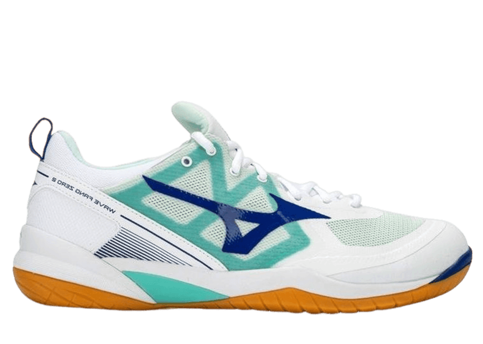 Mizuno Wave Fang Zero White Teal Orange
