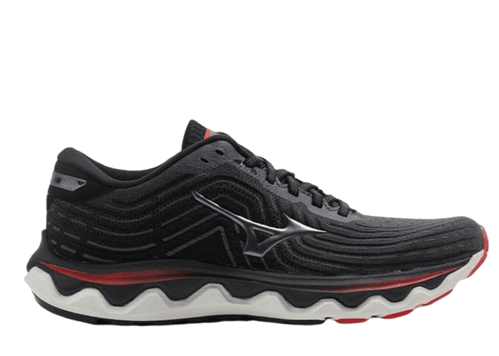 Mizuno Wave Horizon 6 Black Grey Red