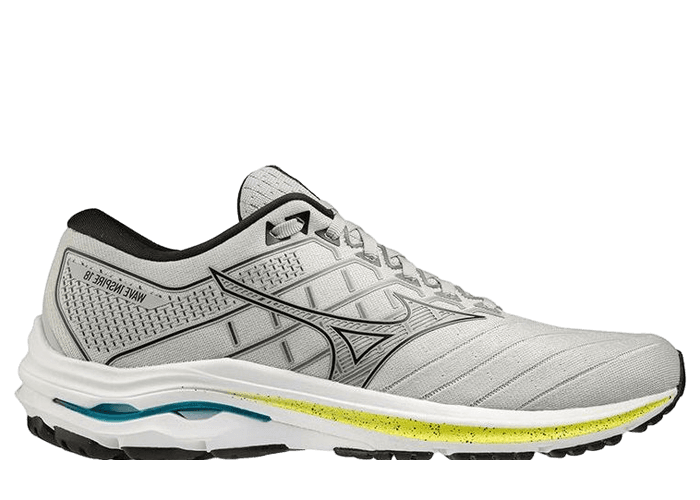 Mizuno Wave Inspire 18 Light Gray Black Yellow