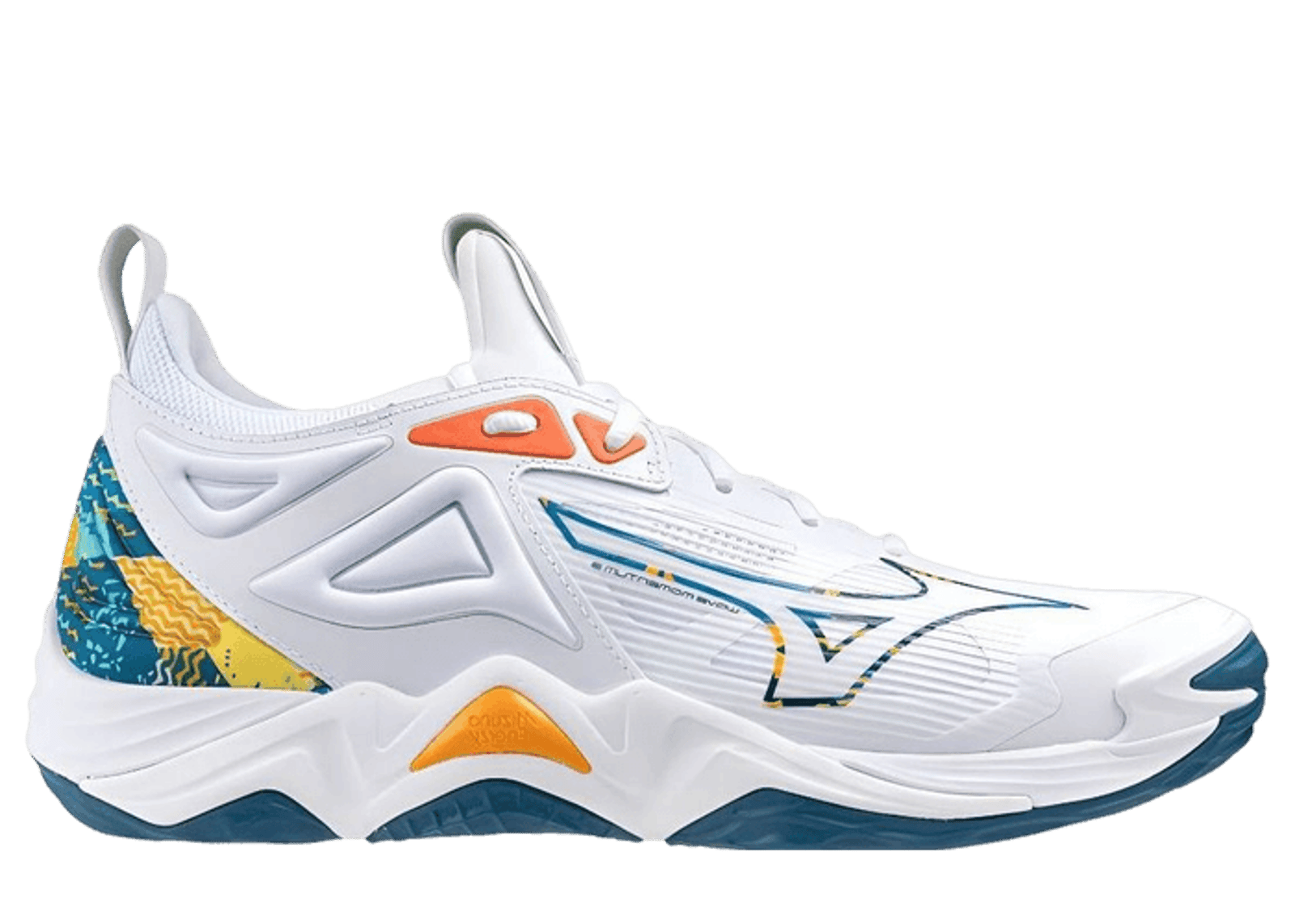 Mizuno Wave Momentum 3 White Multi-Color