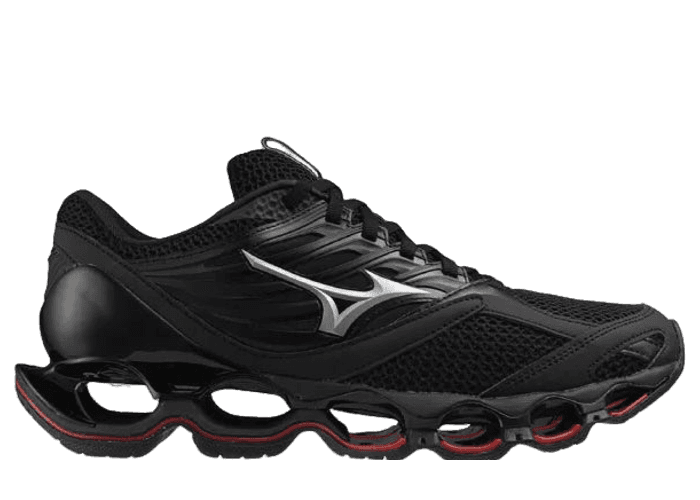 Mizuno Wave Prophecy 13 S Black Red - J1GC244905 Raffles & Where