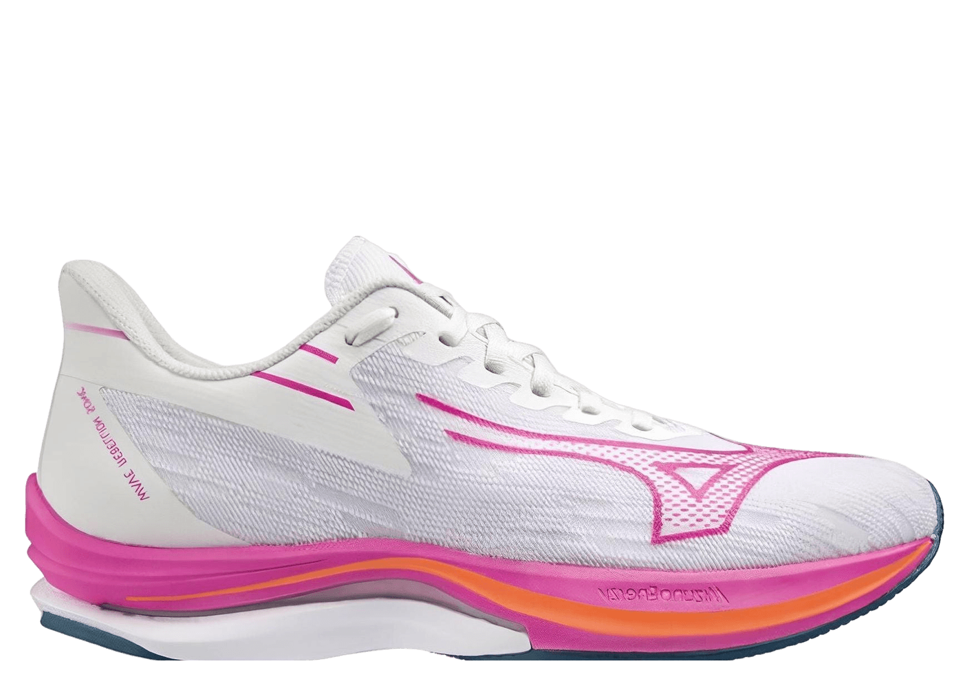 Mizuno Wave Rebellion Sonic White Pink (W)