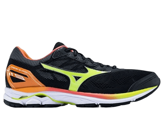 Mizuno Wave Rider 21 Black Neon Green