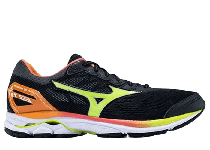 Mizuno Wave Rider 21 Black Neon Green