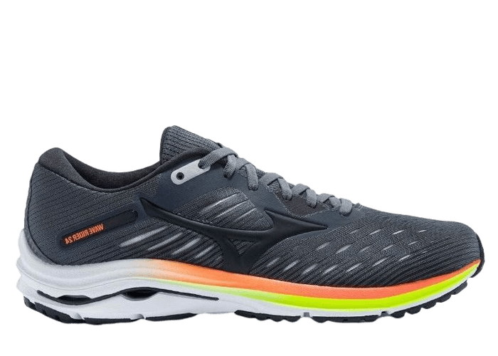 ２４ Mizuno Wave Rider 24 Castle Rock Solar Orange - J1GC200316