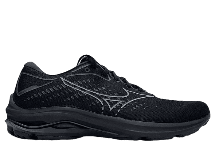 Mizuno Wave Rider 25 Black Quiet Shade - J1GC210335