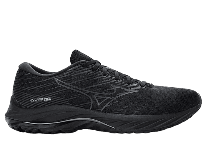 Mizuno Wave Rider 26 Black Dark Gray Dark Blue