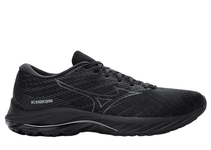 Mizuno Wave Rider 26 Black Dark Gray Dark Blue