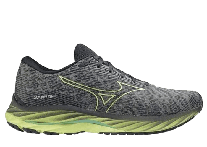 Mizuno Wave Rider 26 Grey Volt Green