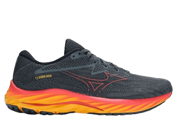 Mizuno Wave Rider 27 Black Orange - J1GC230351 Raffles & Where to Buy