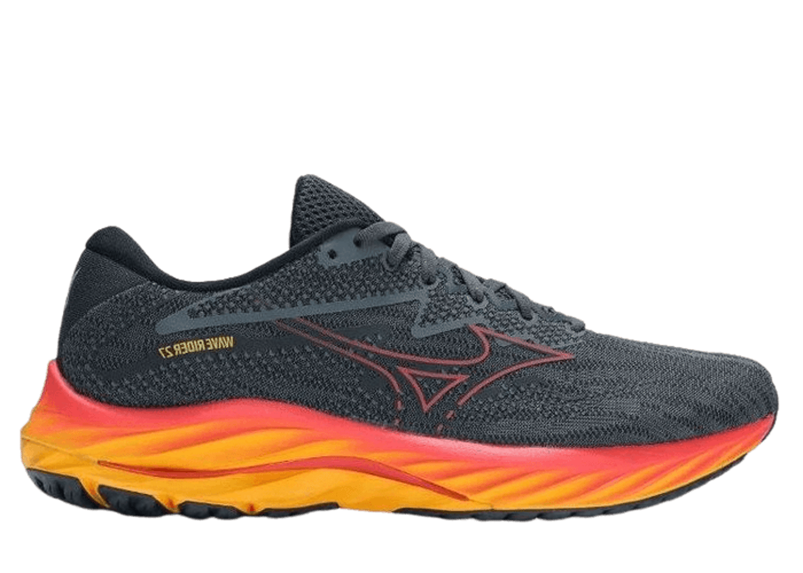 Mizuno Wave Rider 27 Black Orange