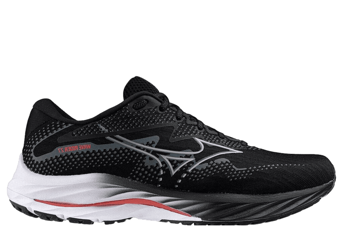 Mizuno Wave Rider 27 Black White Red