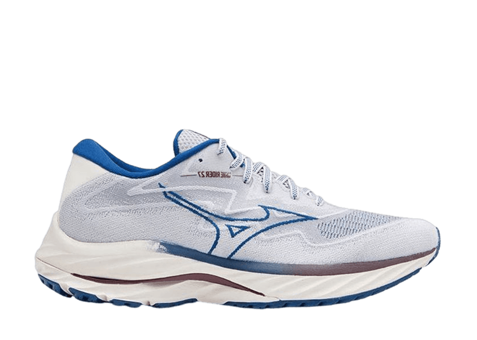 Mizuno Wave Rider 27 Low Milk White Blue