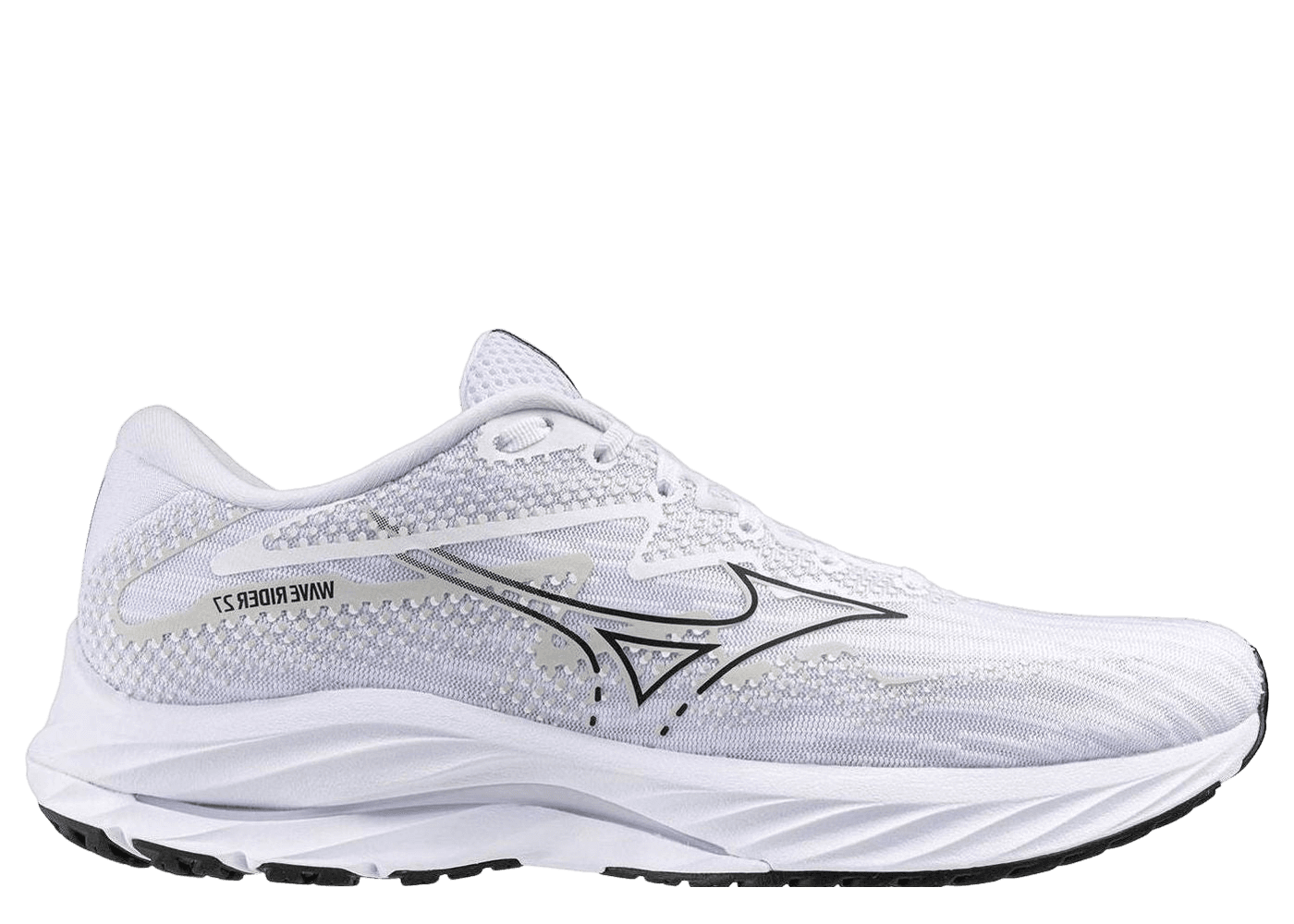 partir SUPER WAVE Ｊ Mizuno Wave Rider 27 Super Wide White Black - J1GC230458
