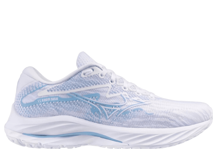 Mizuno Wave Rider 27 White Light Blue (W) - J1GD230676