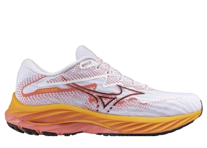 Mizuno Wave Rider 27 White Orange (W)