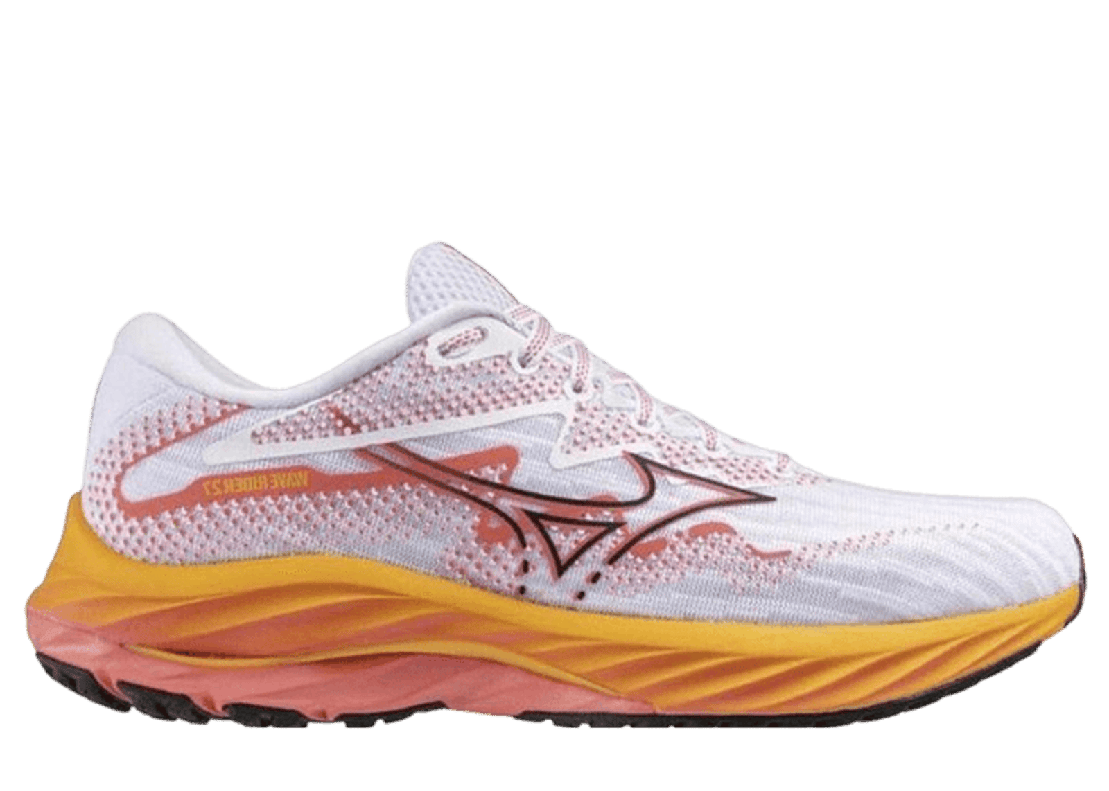 Mizuno Wave Rider 27 White Orange (W)