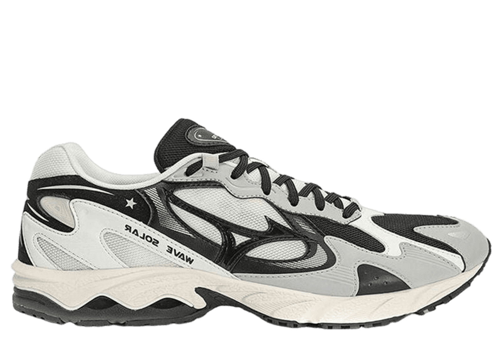 Mizuno Wave Solar Low Cool Grey Black White