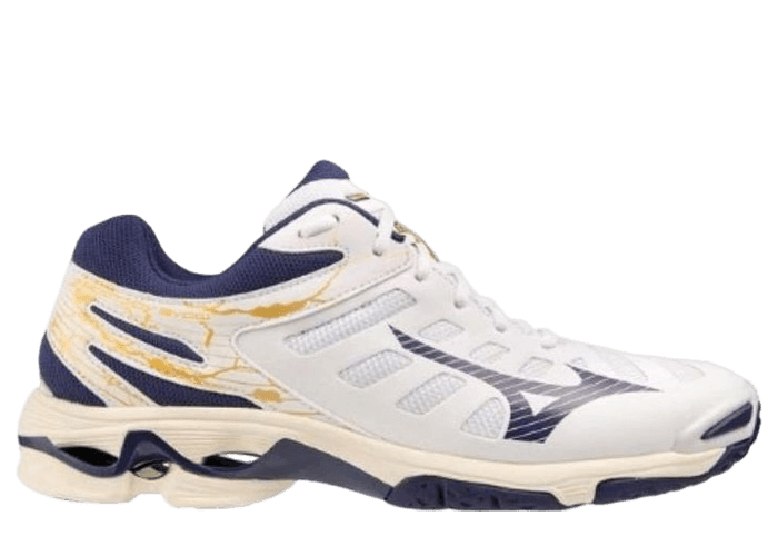 Mizuno Wave Voltage White Navy