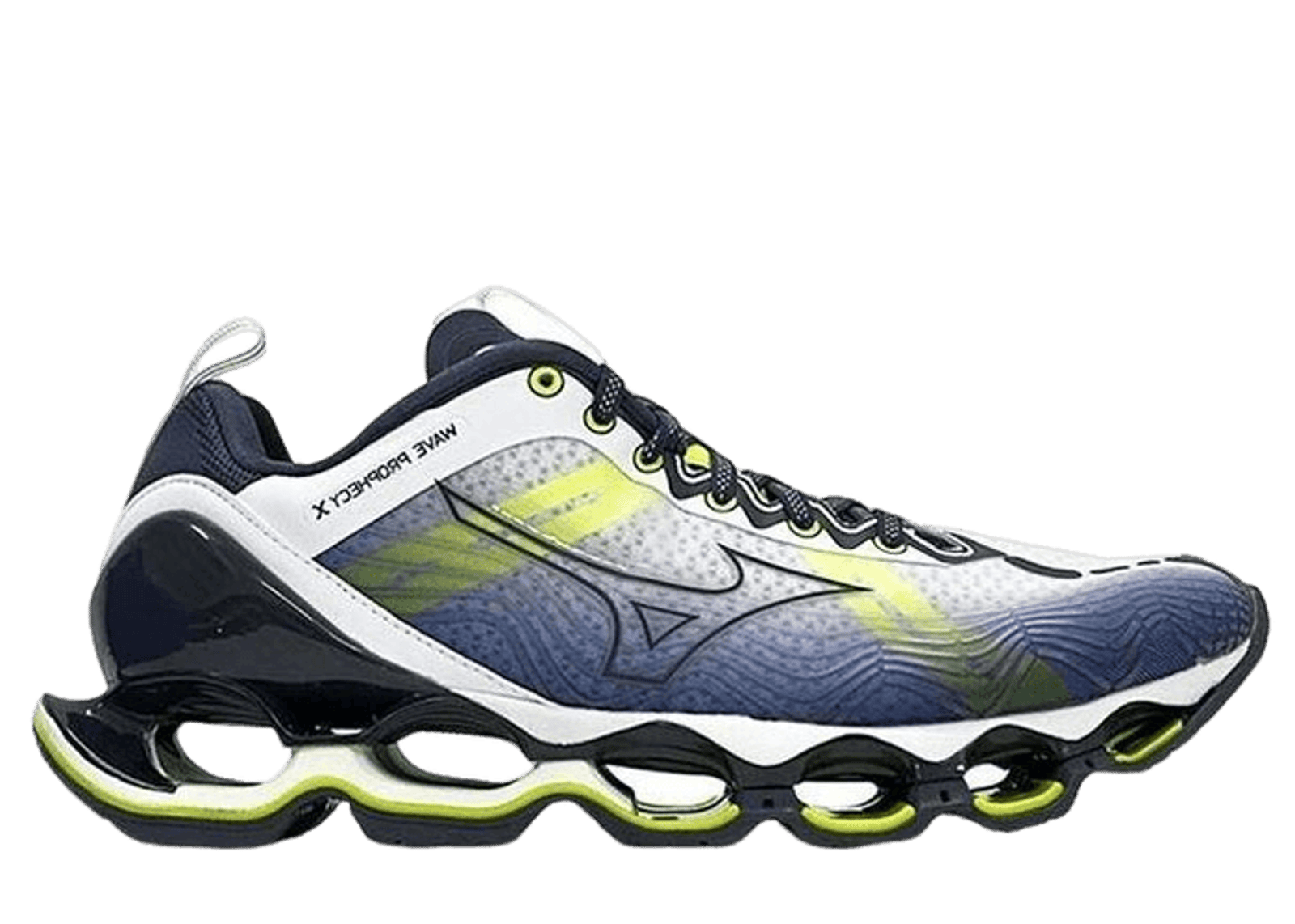 Mizuno Wave X 10 Shock Absorption Non-Slip Wear-resistant Low Tops White Green Black Yellow Blue