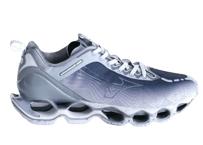 Mizuno × White Mountaineering Wave Prophecy X Grey