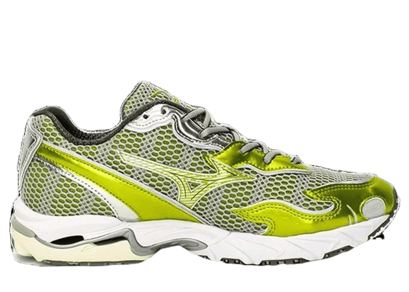 Mizuno x One Block Down Flame Wave Wave Rider 10 Yellow