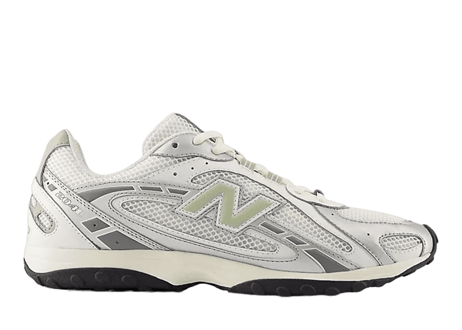 New Balance 204L Silver Metallic Sage Green