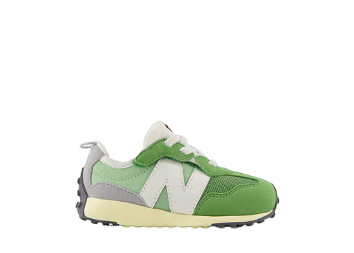 New Balance 327 NEW B Hook & Loop Green/Grey (Size 4 X Green Grey (GS)