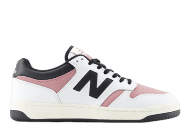 New Balance 480 White Pink Black