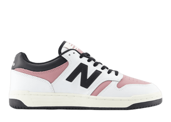 New Balance 480 White Pink Black