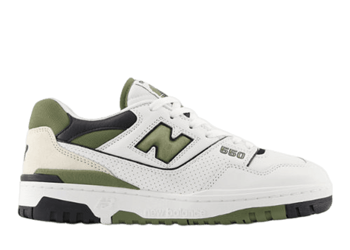 New Balance 550 White Green Black