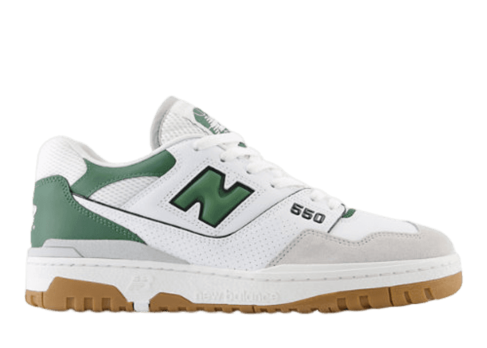 New Balance 550 White Green Grey