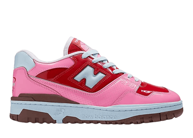 New Balance 550 Y2K Patent Leather Red Pink