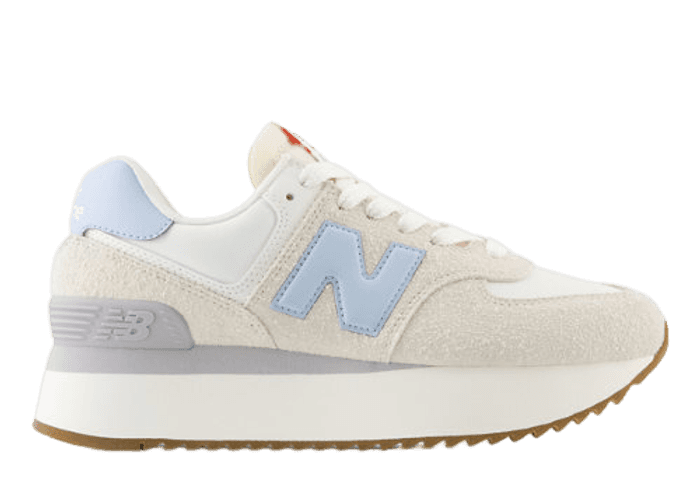 New Balance 574+ Beige White Blue (W) - WL574ZQC Raffles & Where