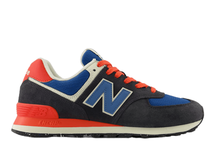 New Balance 574 Black Blue Red