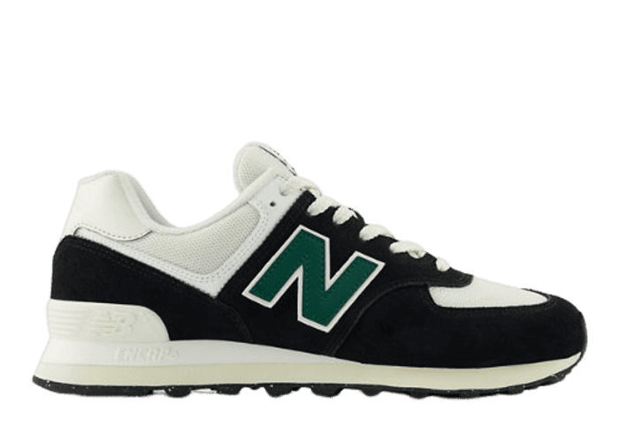 green　New Balance ブラック、ホワイト スニーカーセット New Balance 574 Black White Green - U574RBG Raffles & Where to Buy