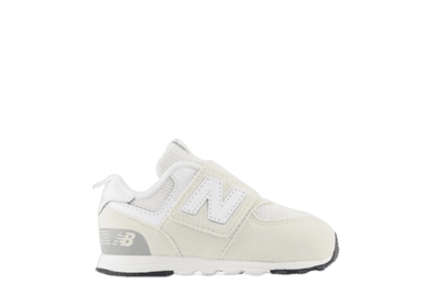 New Balance 574 NEW B Hook & Loop Grey White (GS)