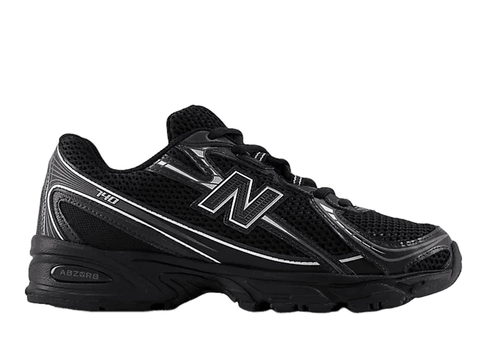 New Balance 740v2 Black Grey Silver