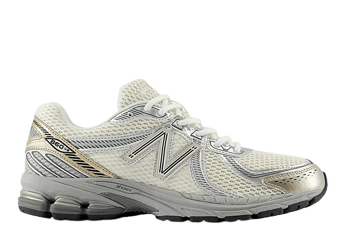 New Balance 860v2 Sea Salt Gold Metallic