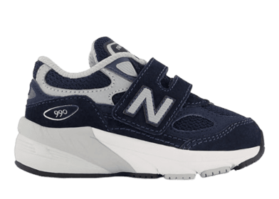 New Balance 990v6 Hook and Loop Blue Grey (GS)