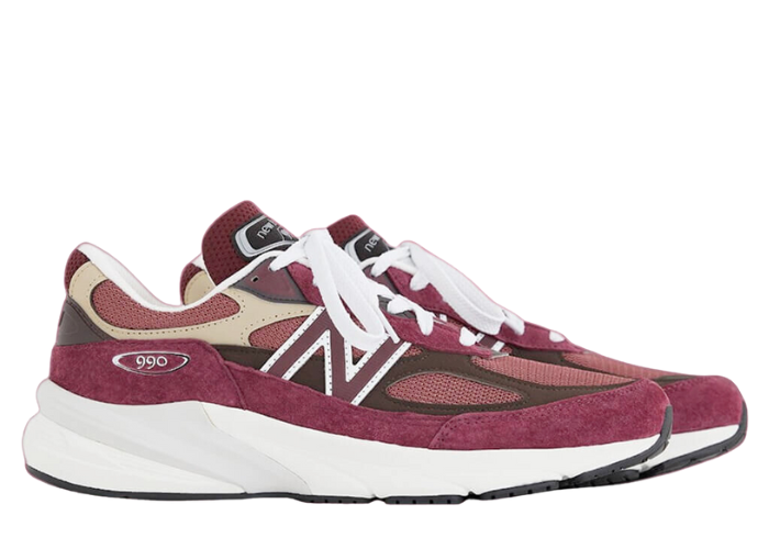 New Balance 990v6 Made in USA Burgundy - U990BT6 Raffles & Where 