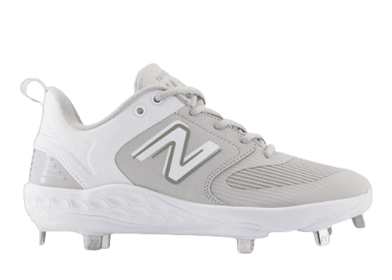 New Balance Fresh Foam X Velo v3 Metal Softball Grey White (W)
