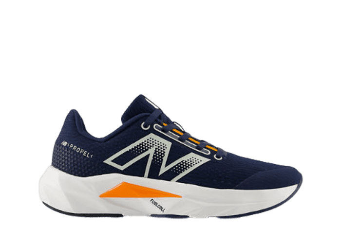 New Balance Fuelcell Propel V5 Blue Orange Grey (gs) - Gpfcprk5 Release 