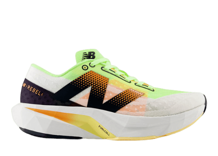 New Balance FuelCell Rebel v4 White Green Orange (W)
