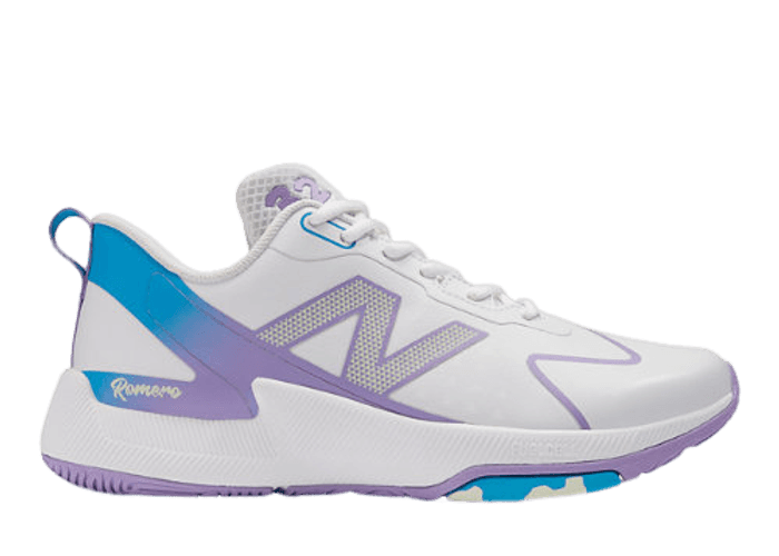 New Balance FuelCell Romero Duo Trainer Unity of Sport Softball White Purple Blue (W)
