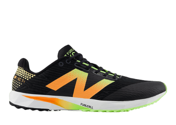 New Balance FuelCell XC7 v5 Black Green Orange